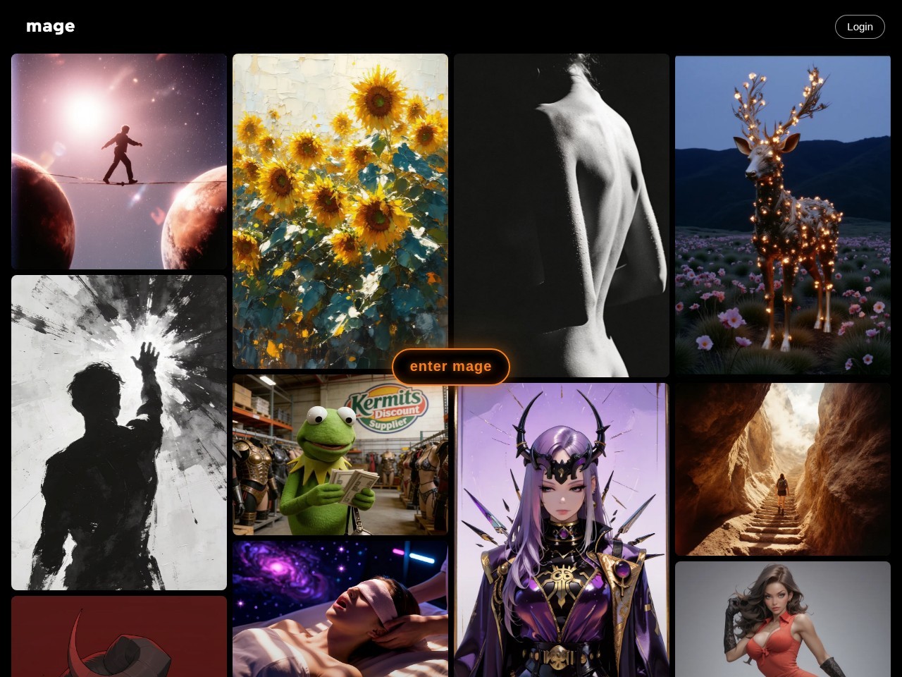 Mage.Space – 基于Web的AI艺术生成器