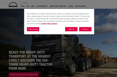 MAN – 全球领先的商用车制造商（卡车、客车、厢式货车及服务）