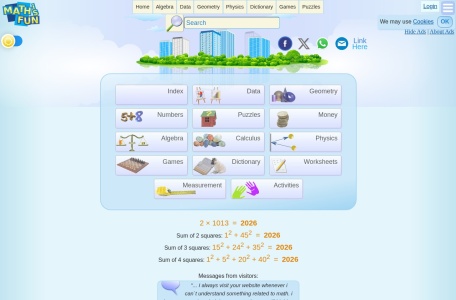 Math is Fun 趣味数学学习网
