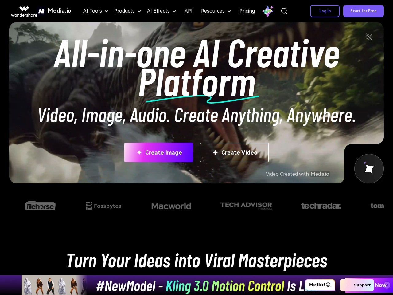 Media.io AI Image Upscaler