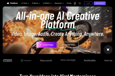 Media.io AI Image Upscaler