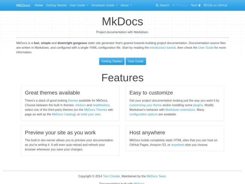 MkDocs