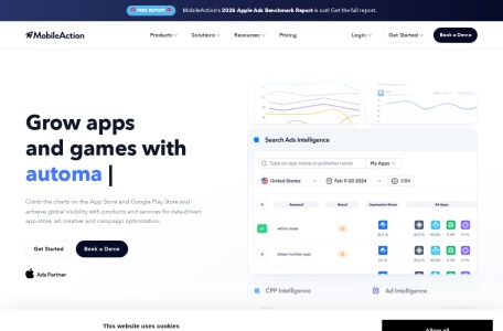 Mobile Action_应用商店优化和移动应用程序智能分析平台，可免费体验