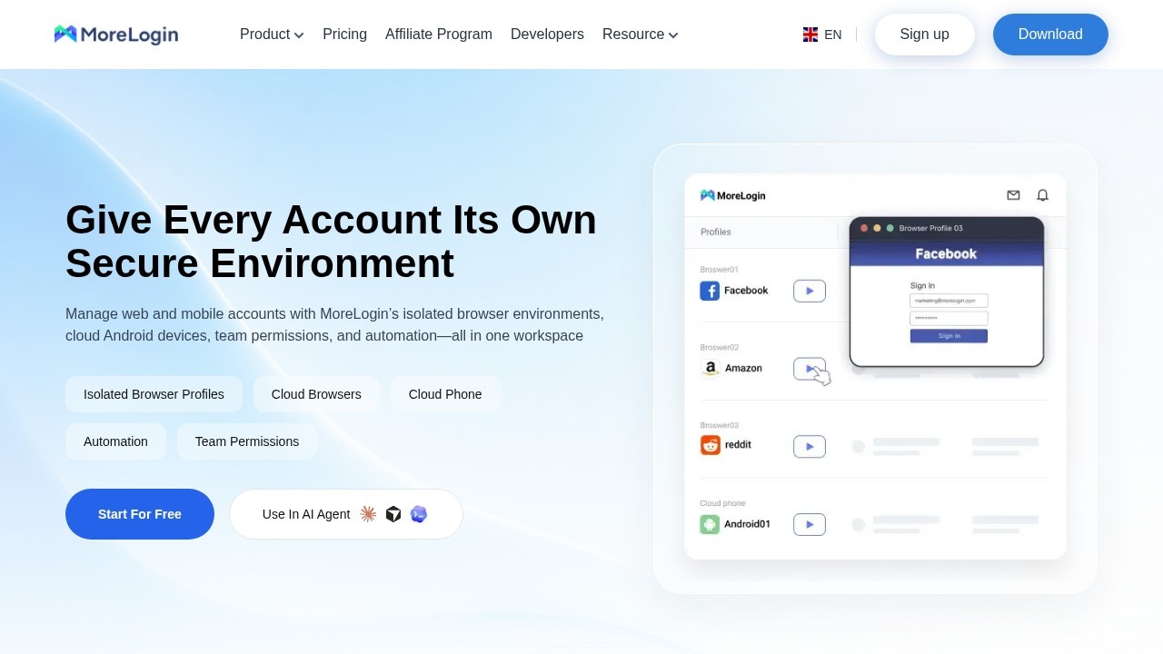 MoreLogin