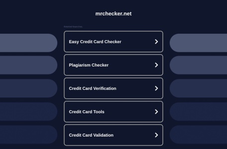 MrChecker_信用卡验证工具