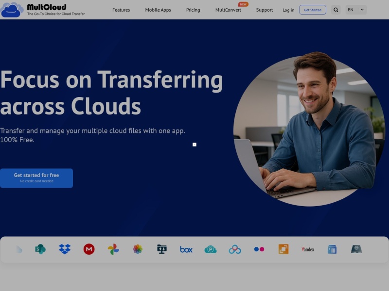 MultCloud – 多网盘文件统一管理工具