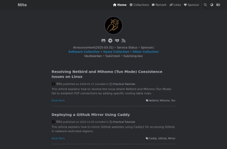 Nite07的小窝-我爱网址导航