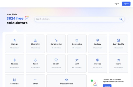 OmniCalculator-我爱网址导航