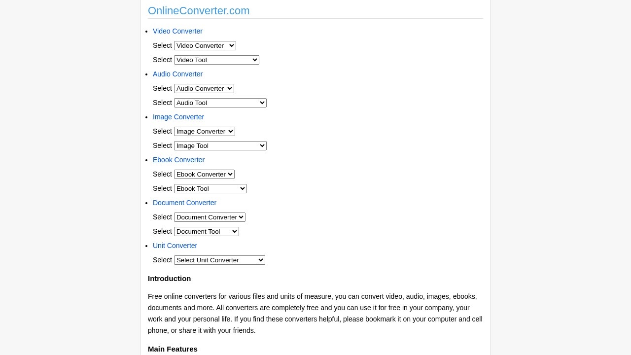 Online Converter