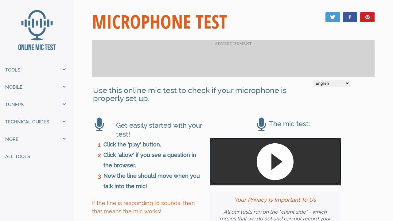 Online Mic Test