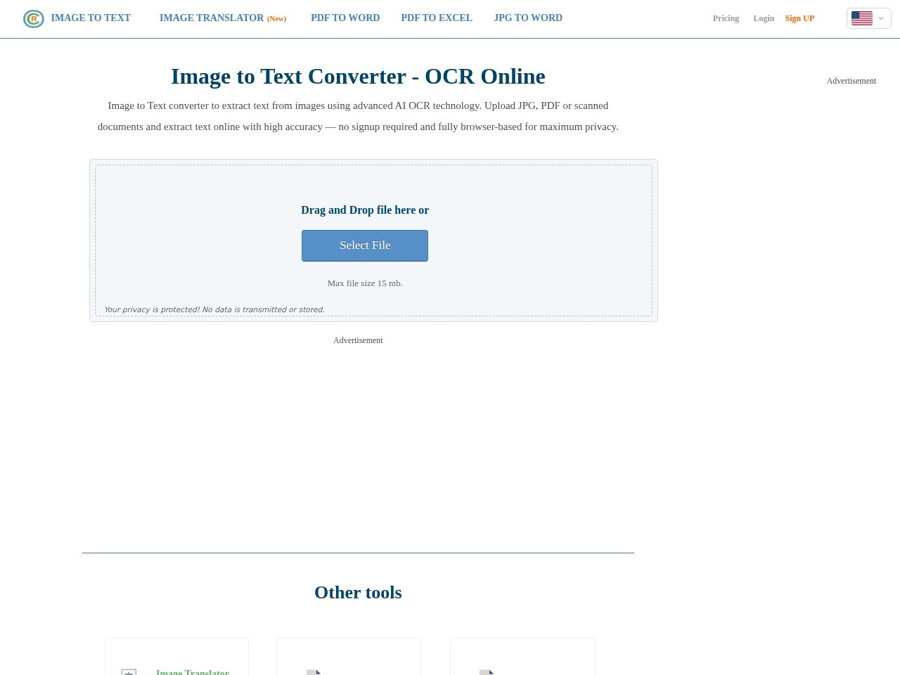 Online OCR