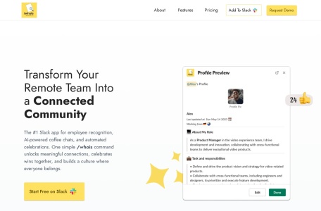 AI-powered Profile For Slack