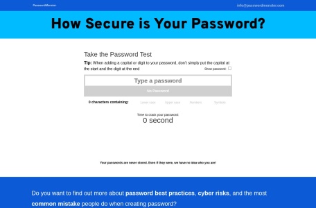 密码安全强度等级测试