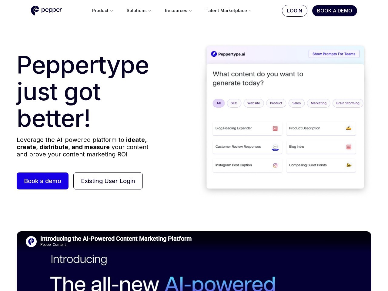 Peppertype.ai – 更快速地创造优质内容