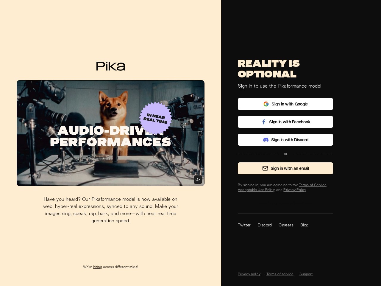 Pika Art官网 – AI视频生成和编辑平台