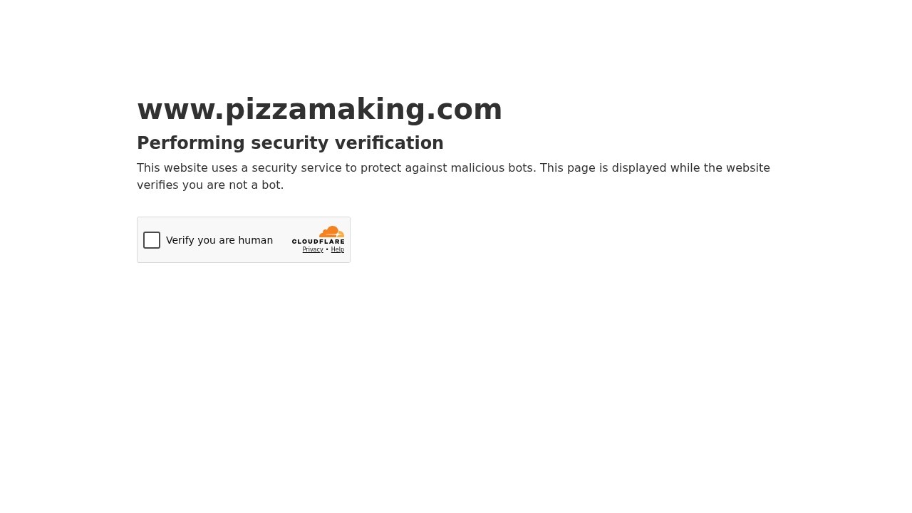 Pizza Making