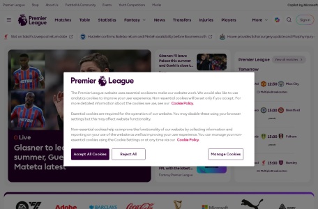 英格兰足球超级联赛官网