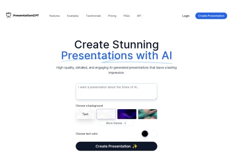 PresentationGPT