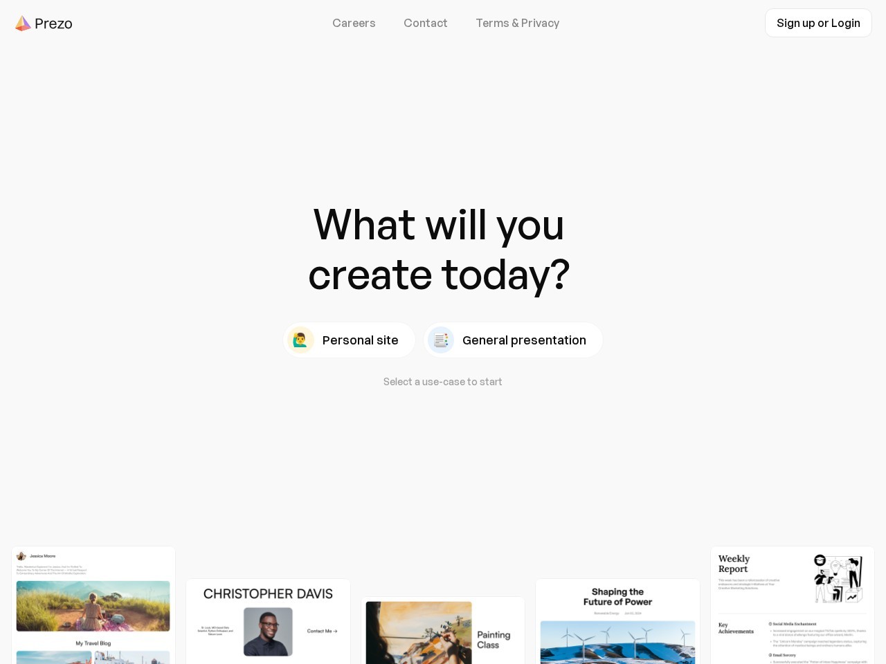 Prezo – 一种新的人工智能演示格式