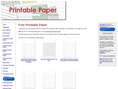 Printable Paper