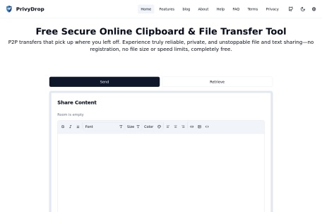 PrivyDrop-我爱网址导航