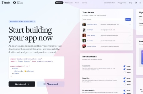 Radix UI-我爱网址导航
