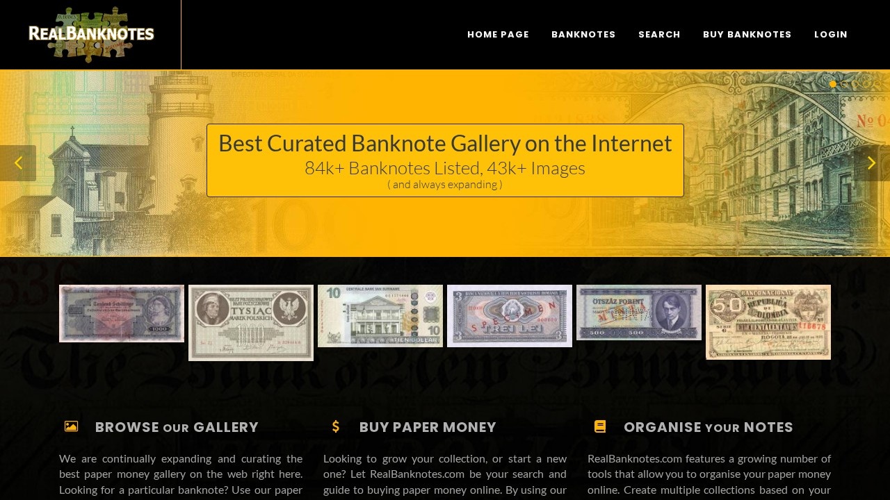 全球纸币收藏网站