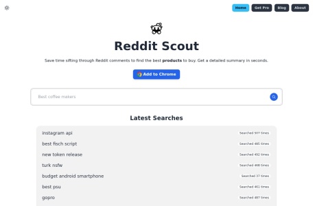 Reddit Scout