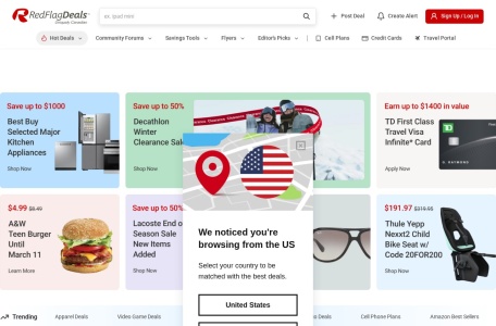 RedFlagdeals_RedFlagdeals是加拿大最大的deal站，成立于2000年，算是相当老牌的deal站，各类deal和coupon遍布70个类目，一般推广老司机都称之为红旗deal站