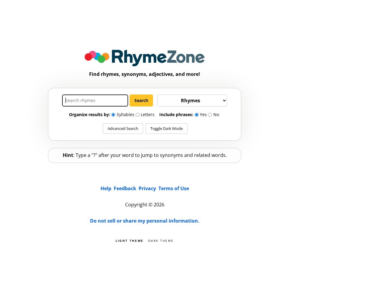 RhymeZone