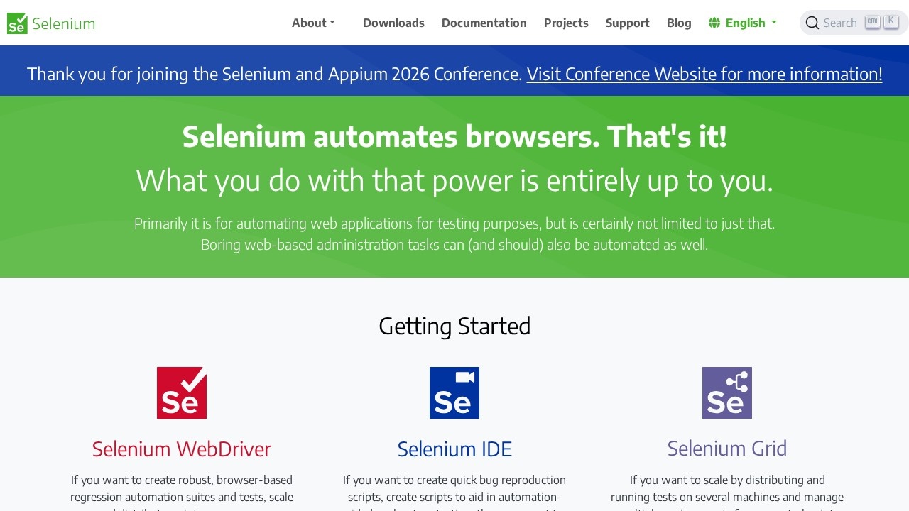 Selenium浏览器自动化测试