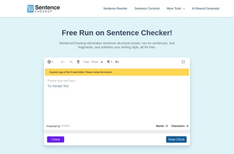 sentencecheckup