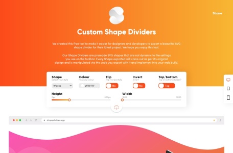 Shapedivider