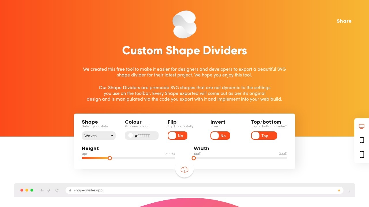 Shapedivider