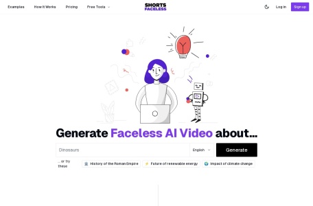 ShortsFaceless翻译站点