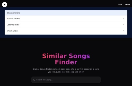 Similar Songs Finder