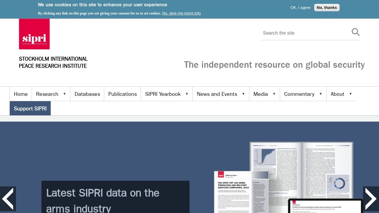 斯德哥尔摩国际和平研究所