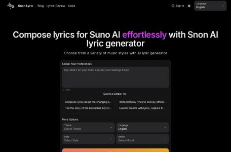 SnonLyric-我爱网址导航