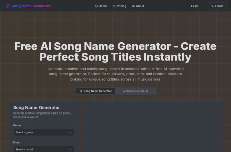 Song Name Generator
