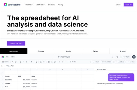 Sourcetable