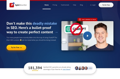 Spin Rewriter AI
