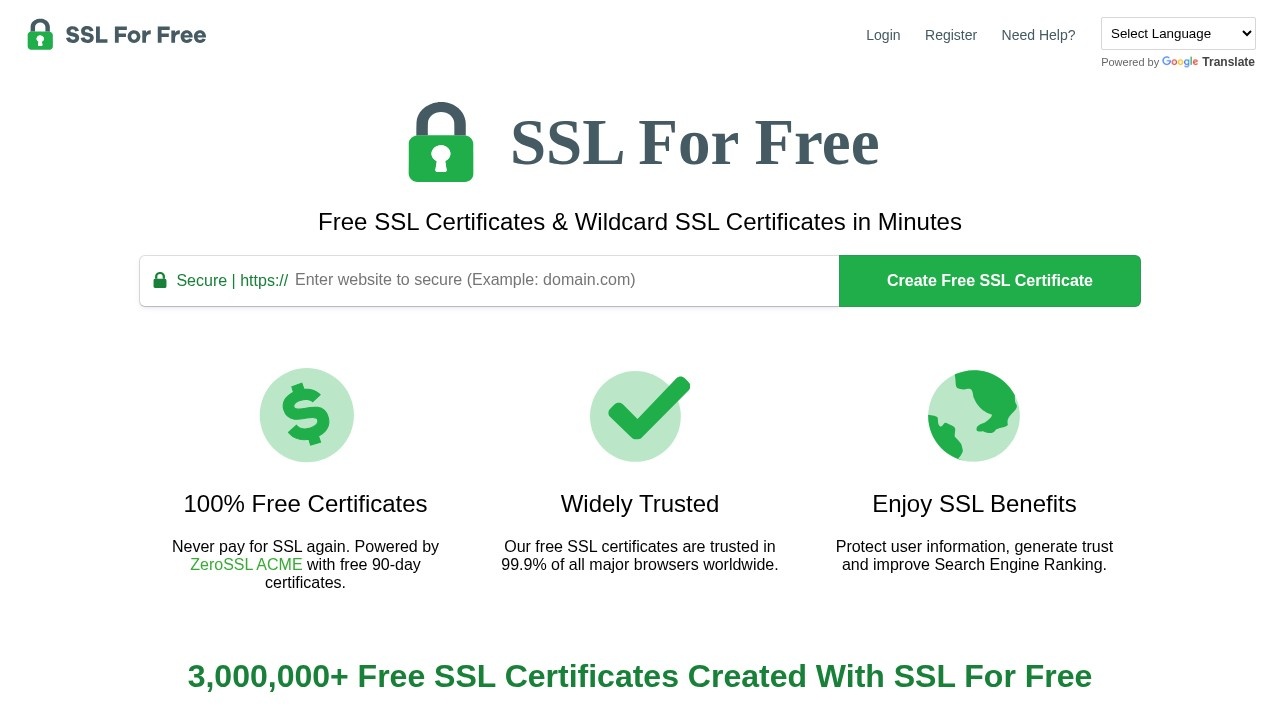 SSL For Free