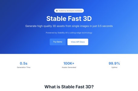 Stable Fast 3D by Stability AI翻译站点