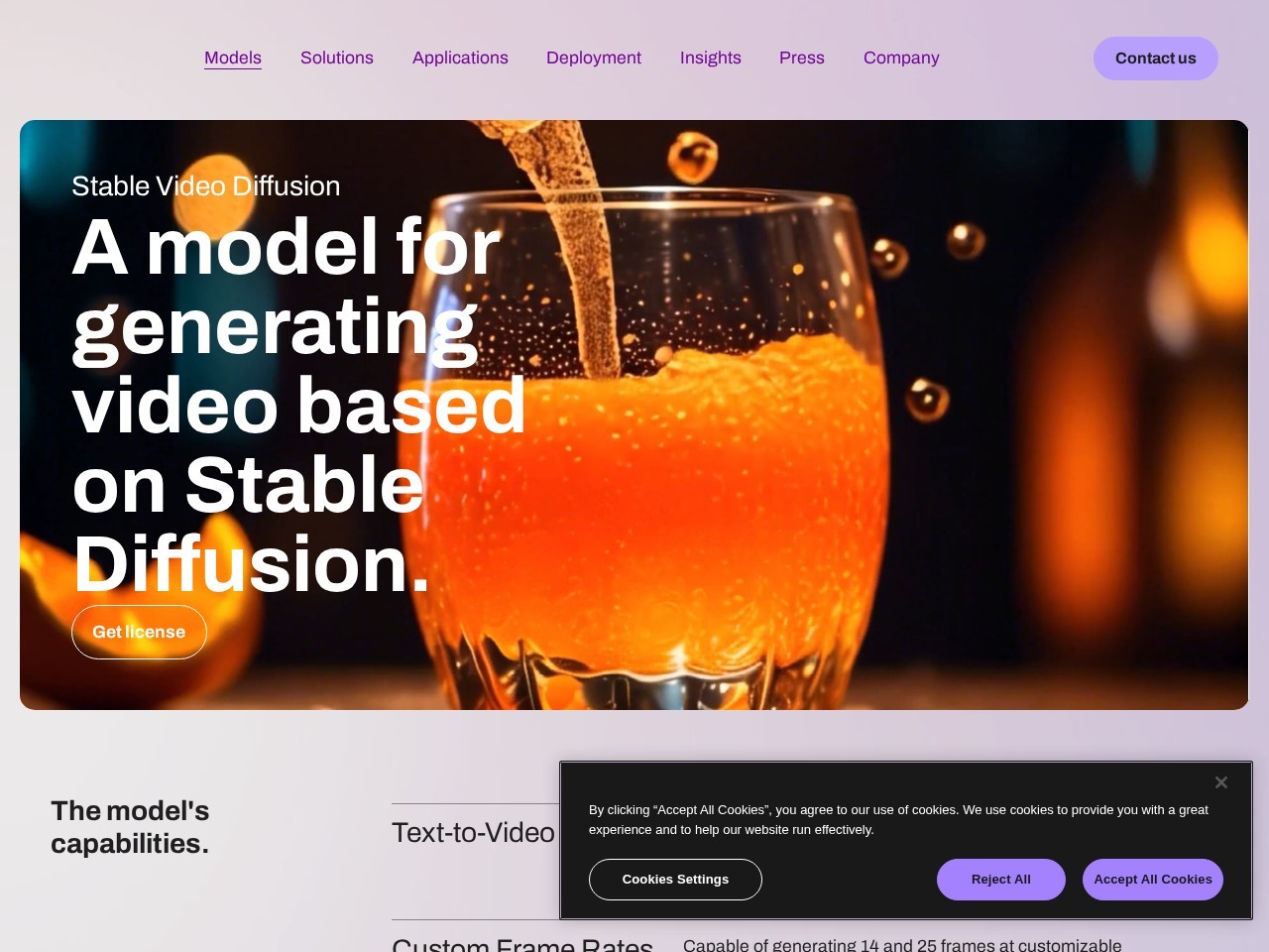 Stable Video – Stability AI推出的开放视频模型