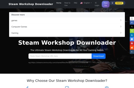 Steam创意工坊下载器