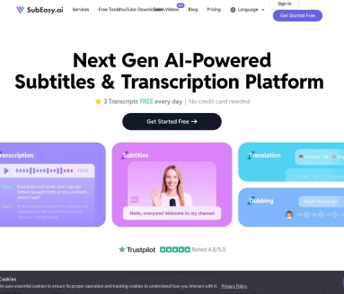 SubEasy|AI 字幕转录平台