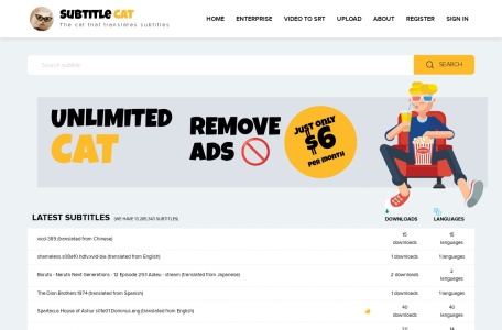 Subtitle Cat