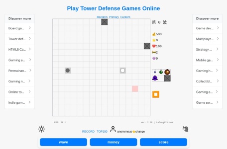 塔防小游戏