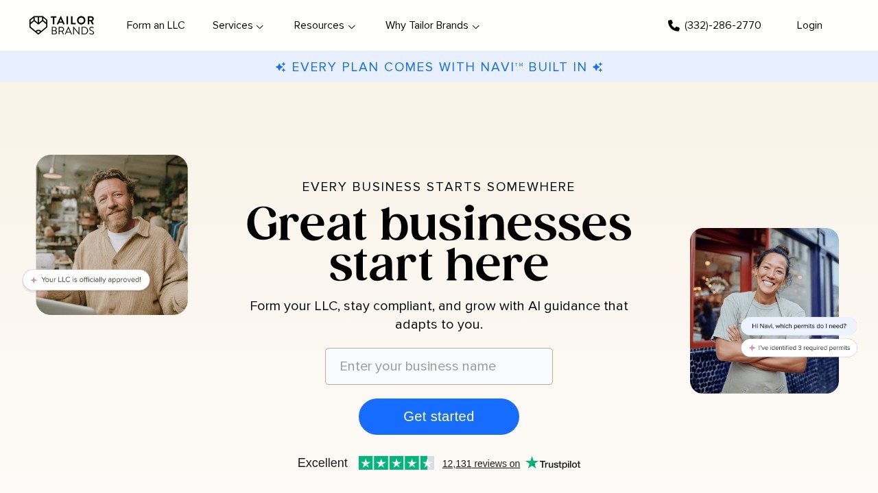 Tailor Brands Logo Maker