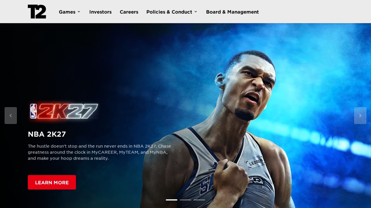 Take-Two Interactive–全球游戏发行巨头